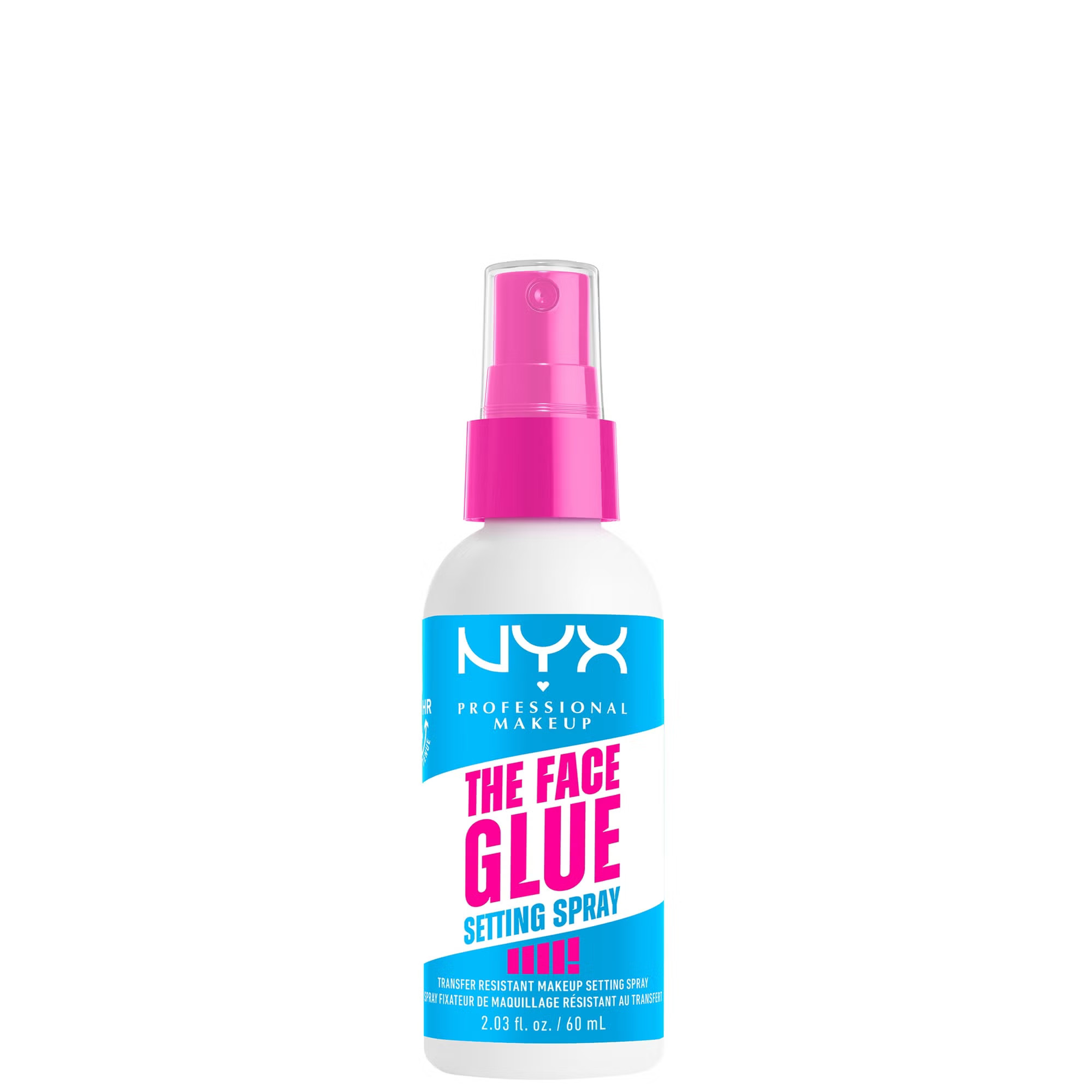 NYX Professional Makeup The Face Glue Setting Spray Up To 24 Hour Wear Transfer Resistant & Water... | Cult Beauty