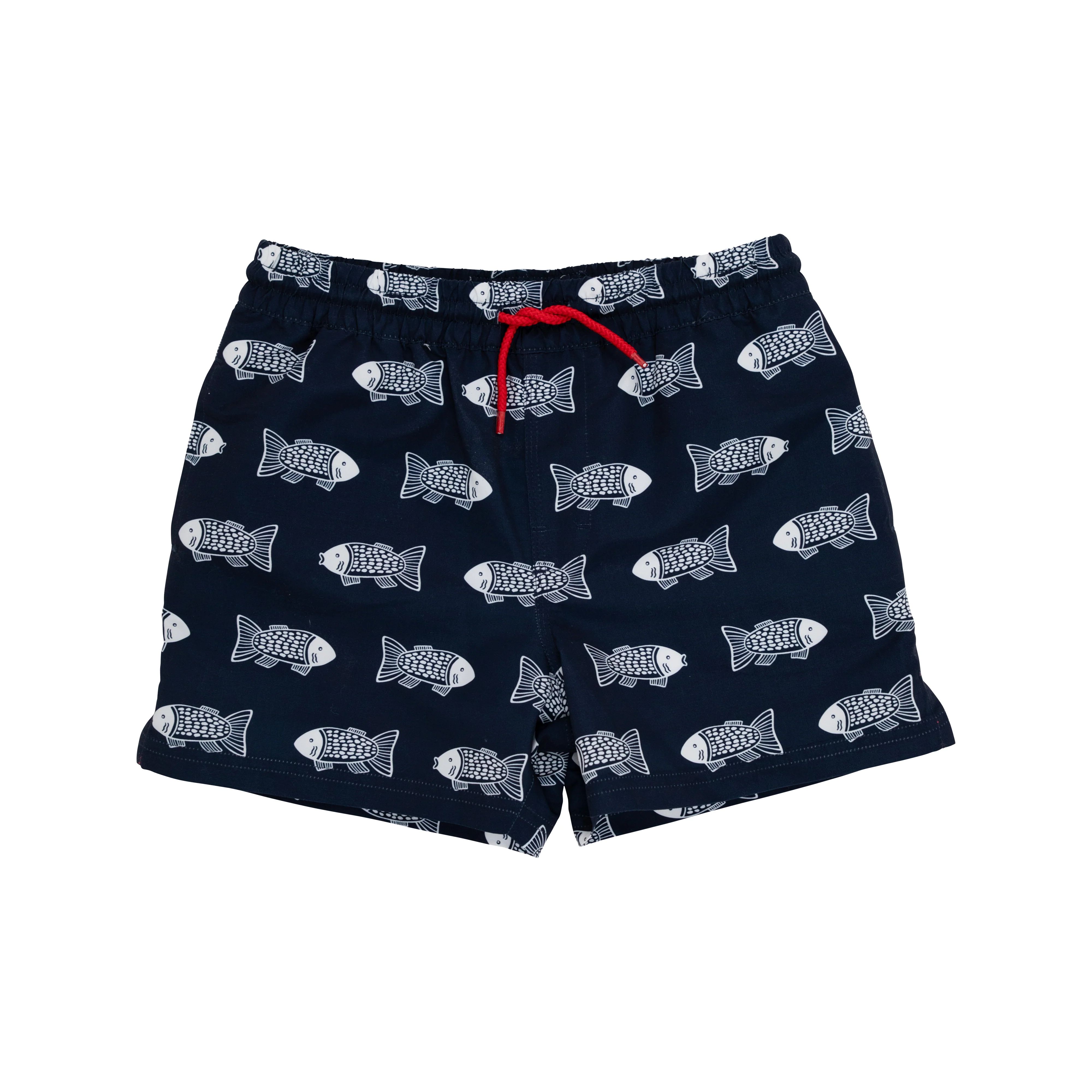 Tortola Trunks - Fairfield Fish with Richmond Red | The Beaufort Bonnet Company