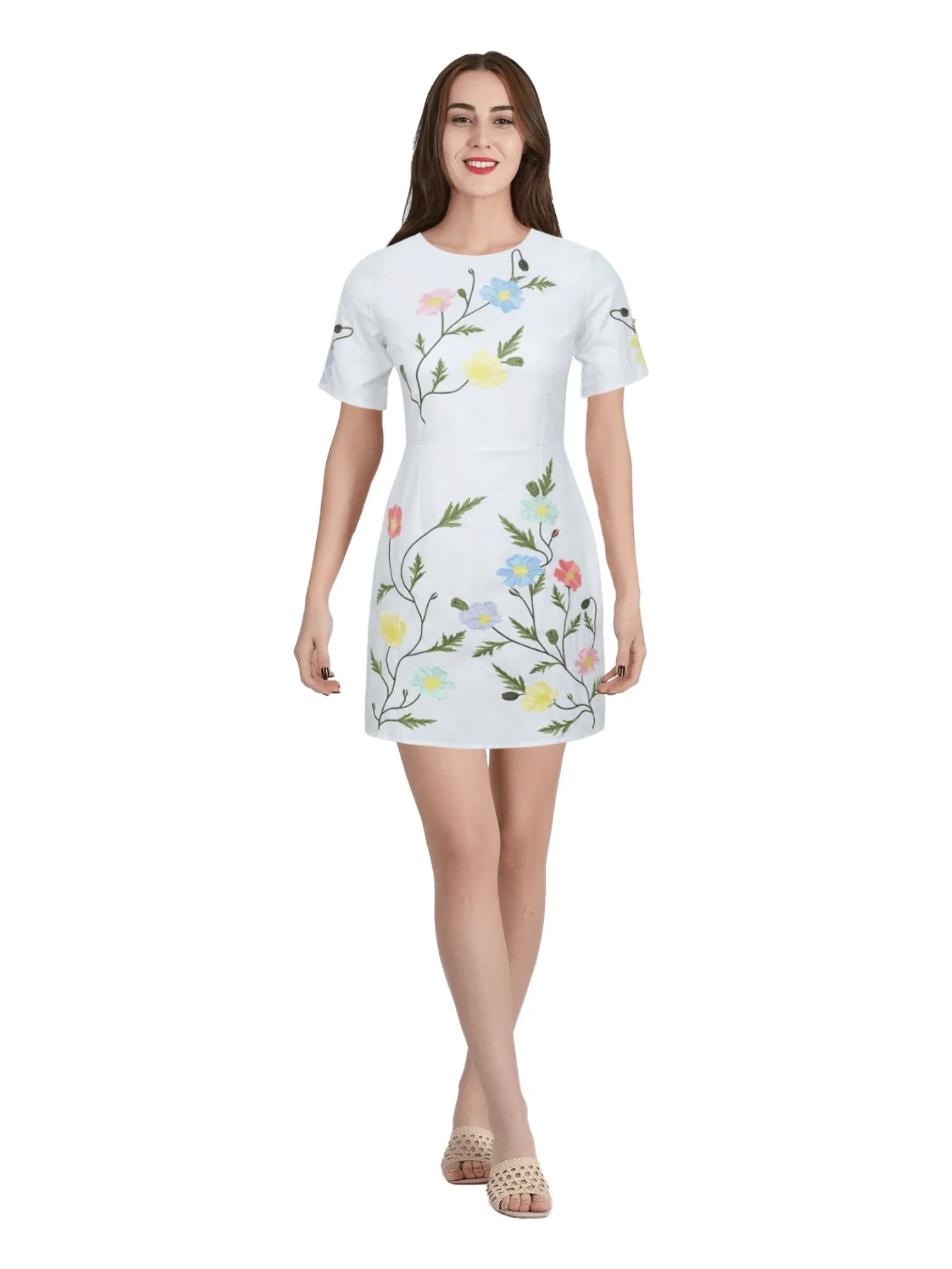 The Joe Dress in White | Beau & Ro