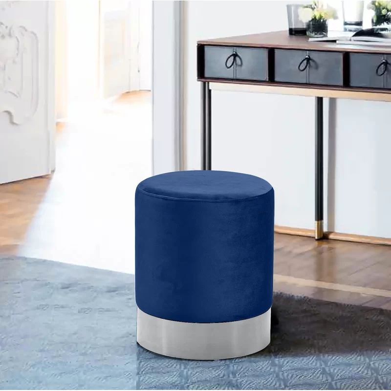 Fredson Velvet Ottoman | Wayfair North America