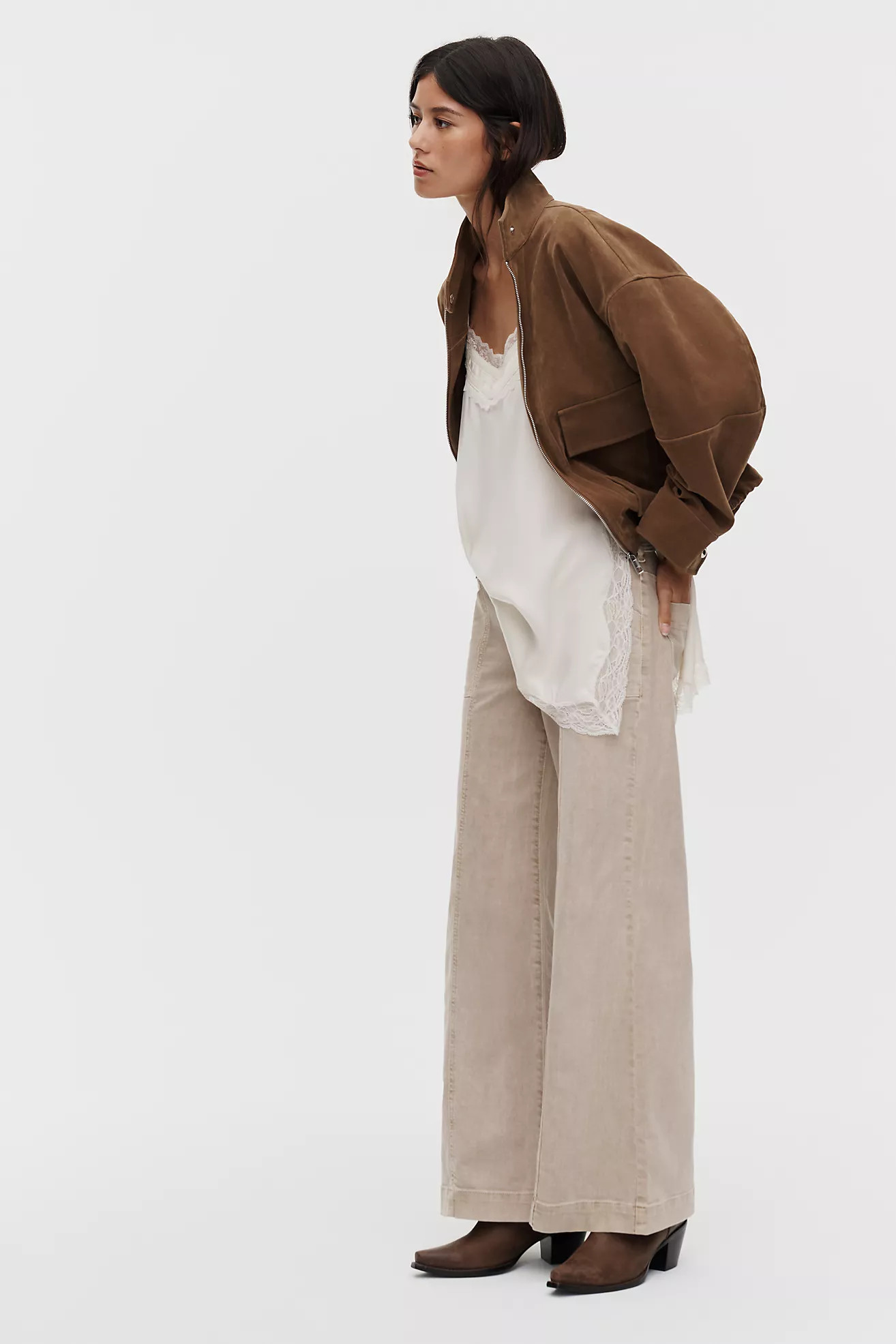 Pilcro Nico Mid-Rise Flare Jeans | Anthropologie (US)