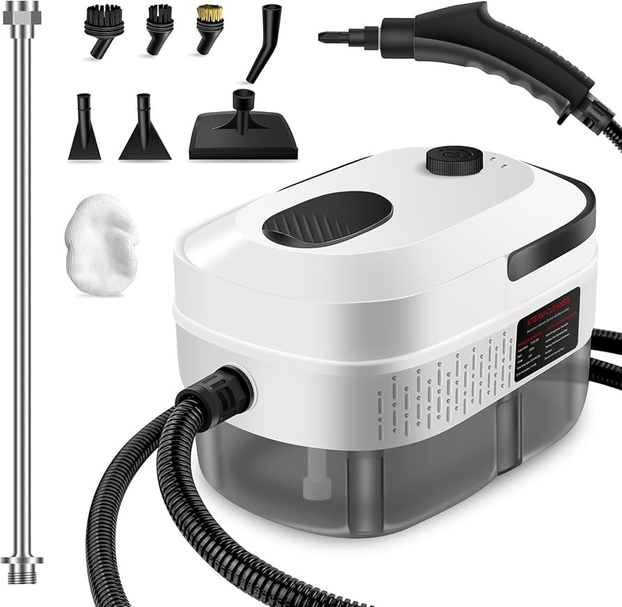 Handheld Steam Cleaner, 2500W Powerful 15sec Heat-up Multipurpose Steamer, 3-Level Temp, 37OZ Pre... | Amazon (US)