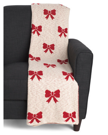 Red Bows Throw | Global Home | Marshalls | Marshalls