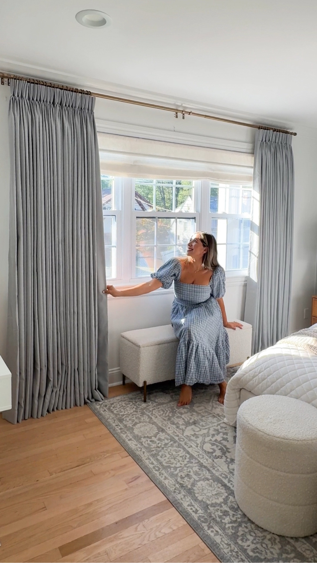 When I say custom curtains change everything… try truly do! 🩵 My daughter’s room instantly went from feeling a little bare to cozy, layered, and so her style. 

These @twopagescurtains custom panels pulled her whole modern coastal vision to life, adding the perfect soft blues, airy textures, and that warm yet elevated vibe we’ve been dreaming of. 🌊✨

I went with the Isabella Heavyweight Cotton Drapery in Winter Sky (triple pleat header, privacy lined, and memory trained so they always hang perfectly).



Make sure to use code MEGGIEFERRERHOME for 22% off! 🫶

#twopagescurtains #curtainmakeover #moderncoastal #neutralhome #coastalbedroom #curtaininspo #cozybedroom #bedroommakeover #modernorganic #homeinspo #homedecortips

#LTKSaleAlert #LTKHome #LTKStyleTip