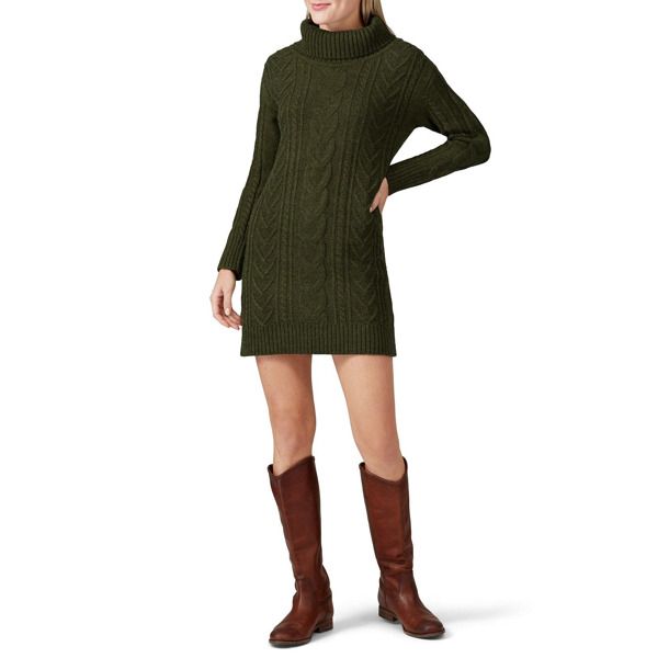 Heartloom Olive Knit Penelope Sweater Dress green | Rent the Runway