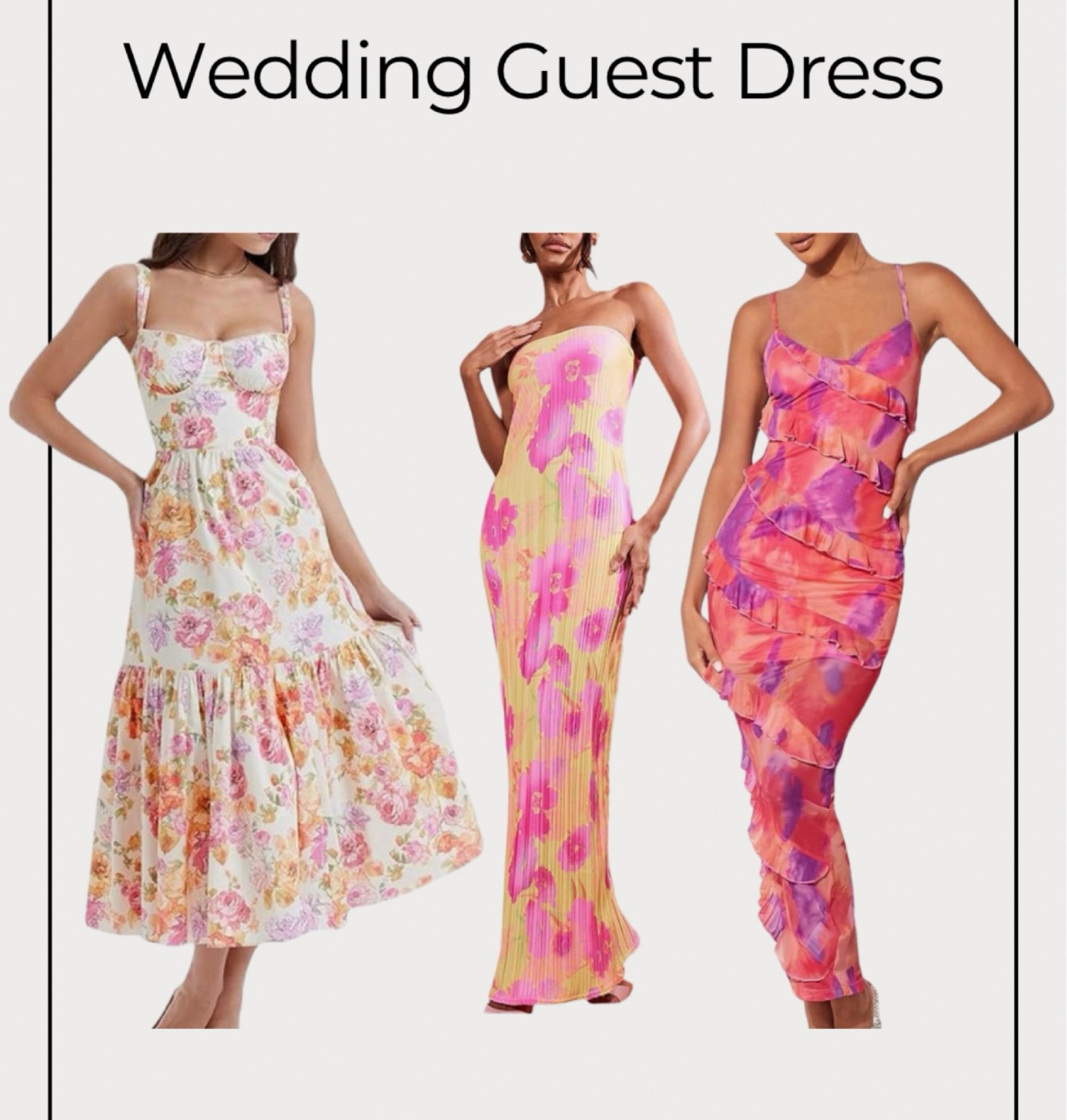 Wedding guest dress ideas

#LTKgrwm #LTKMothersDay #LTKWedding