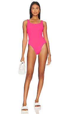 Classic Square Neck One Piece
                    
                    Hunza G | Revolve Clothing (Global)