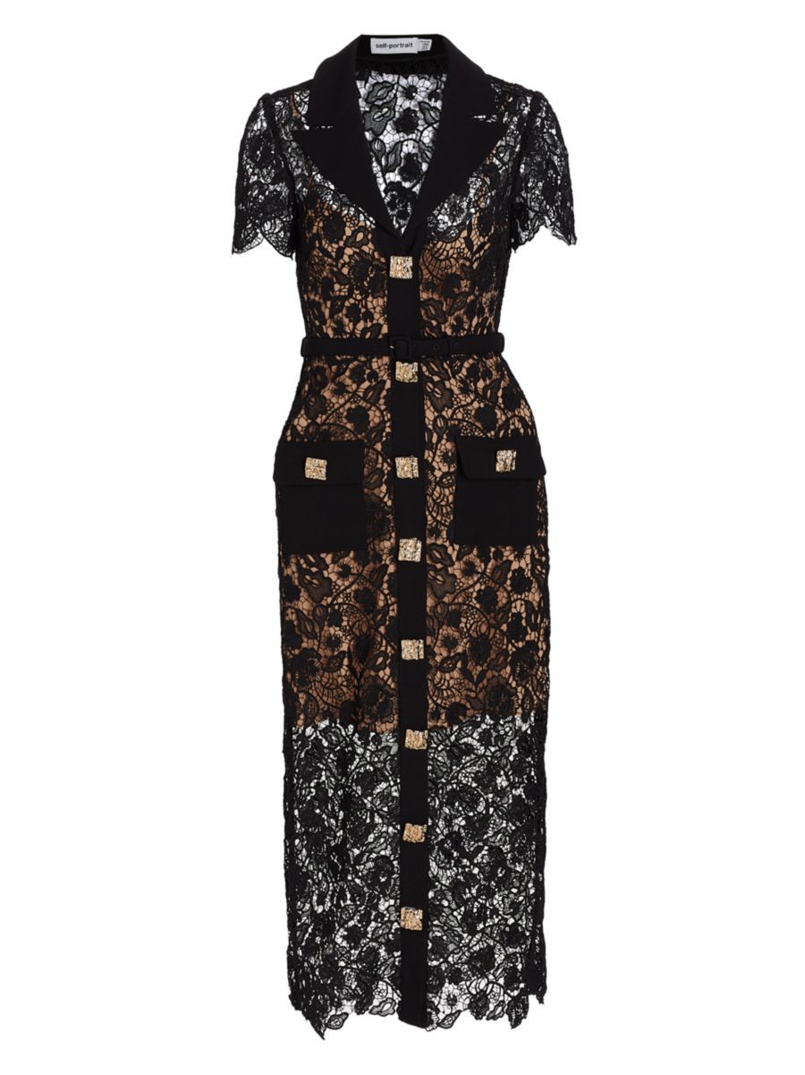 Magnolia Lace Midi-Dress | Saks Fifth Avenue