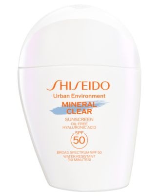 Shiseido Urban Environment Mineral Clear Sunscreen Spf 50, 1.6 oz. | Macy's
