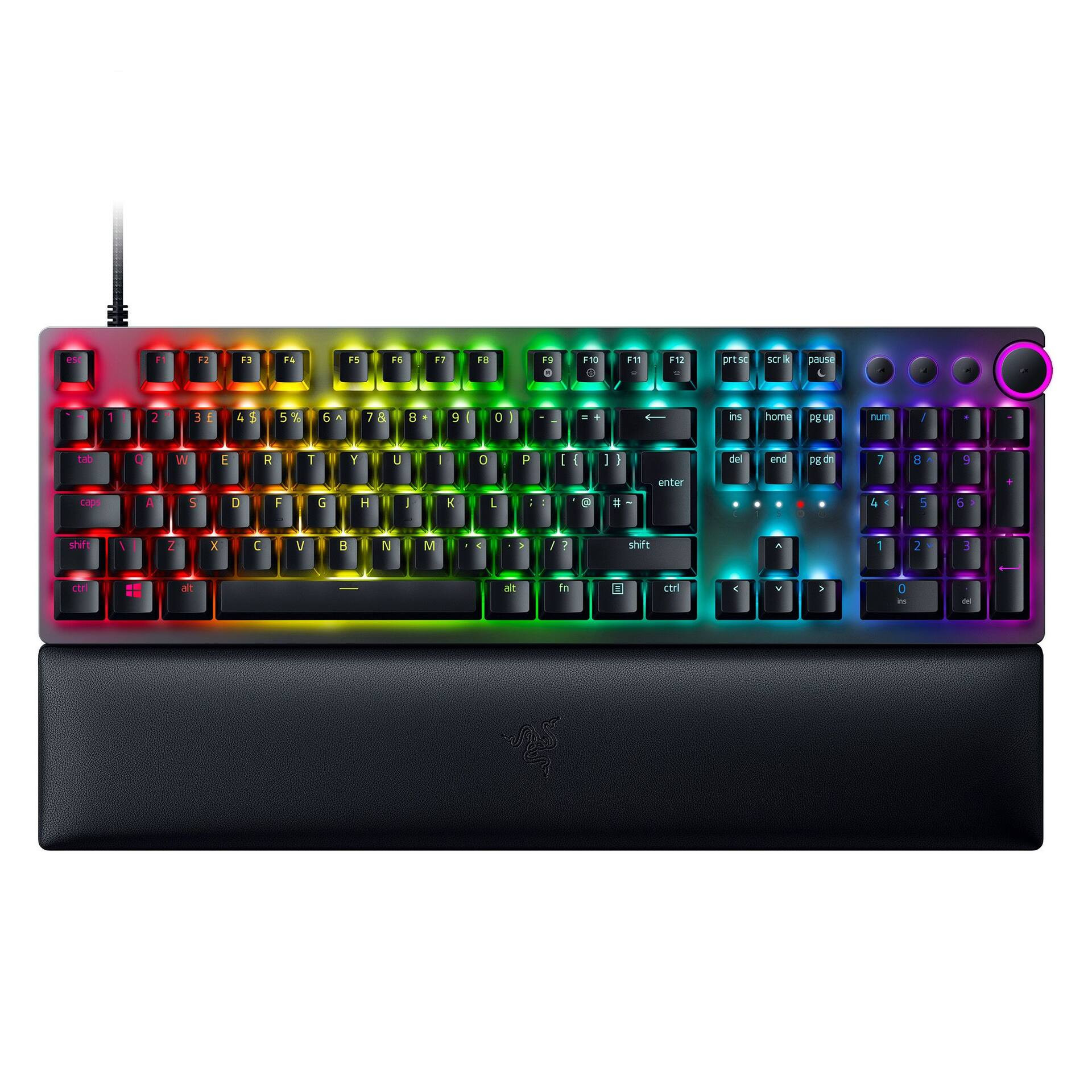 Razer Huntsman V2 Full Size Wired Optical Purple Clicky Switch Gaming Keyboard with Chroma RGB Ba... | Best Buy U.S.