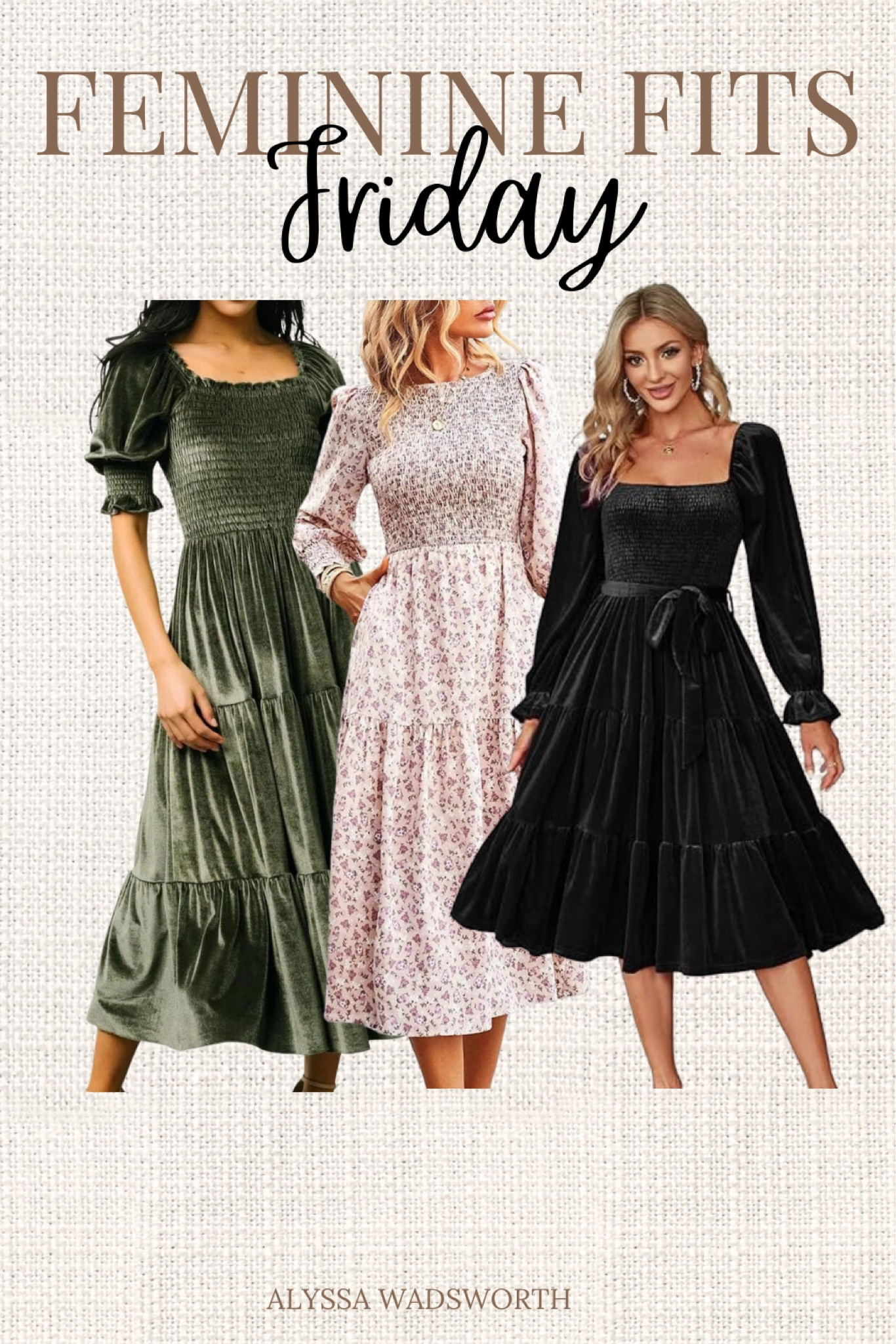 Feminine dresses, fall and winter dresses, thanksgiving outfit, midi dresses, maxi dresses, Amazon fashion, Amazon finds

#LTKstyletip #LTKfindsunder50 #LTKHoliday