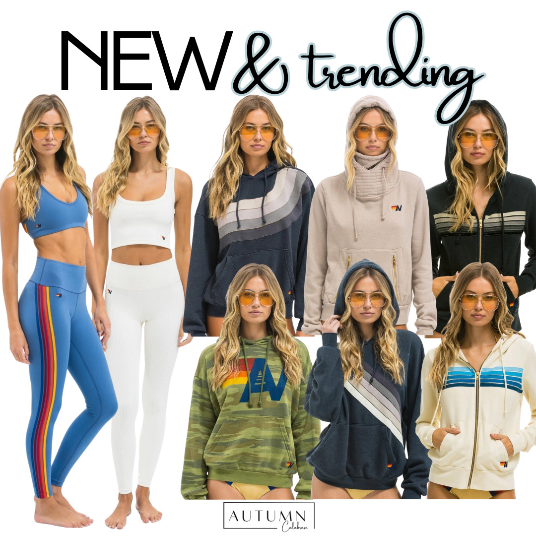 My favorite lounge and they just came out with the cutest workout sports bras and bottoms too. I had a sweatshirt on the other day that was very similar to these black and beige ones. 

 #LTKActive #LTKOver40 #LTKStyleTip