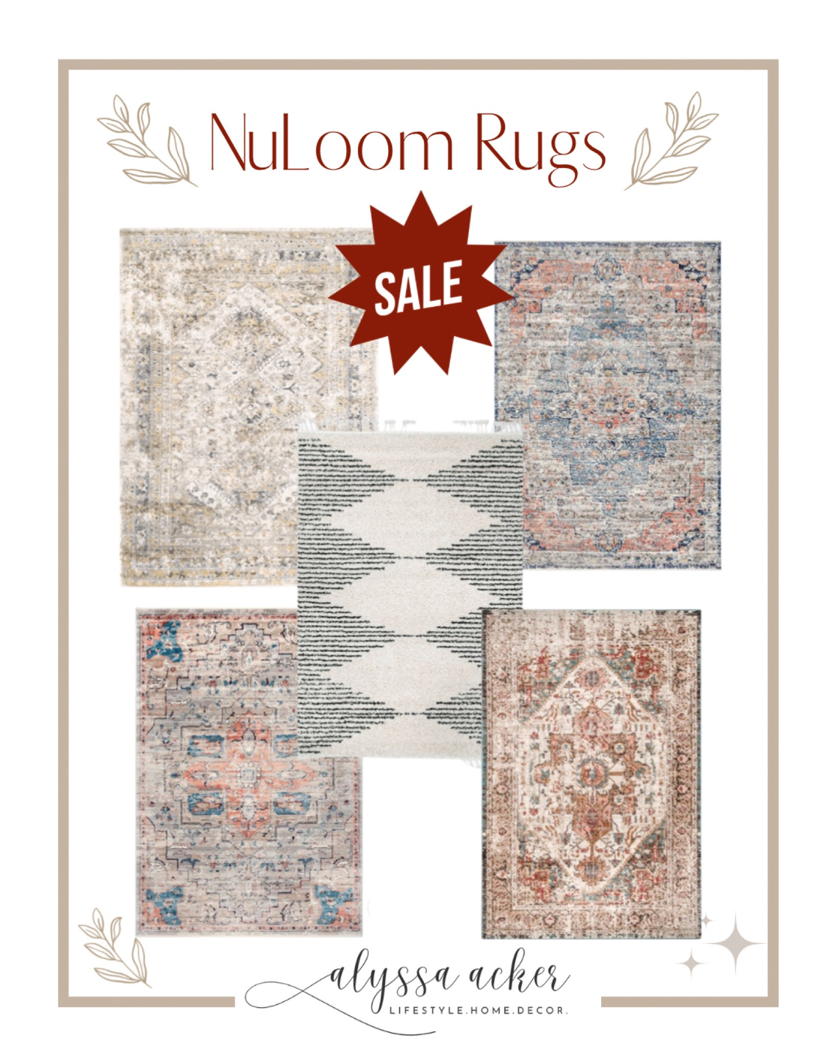 Refresh your home with these stunning NuLoom brand rugs. I love the quality of NuLoom and they are ALL on SALE! 

Target Home 
Target Sales 
NuLoom Rugs

#LTKsalealert #LTKhome #LTKSale