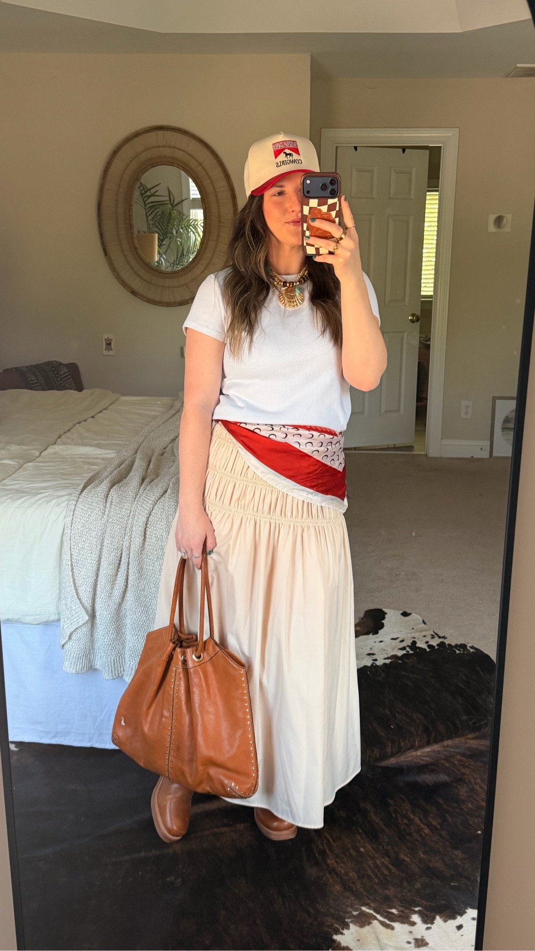 Grwm to overdress for the preschool Easter egg hunt 

I thought I was overdressing but then a mom came in her sport bra, spandex and fake boobies so I felt better :)

styling with a silk scarf is the BEST thing to do, so chic and easy. And a white baby tee never disappoints | ootd | sahm style | never loose your style in motherhood 

#LTKmomlife #LTKgrwm #LTKootd