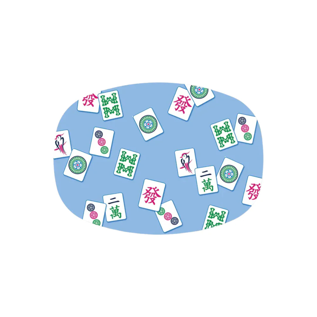 Mahjong Tiles Platter | Pink Antlers