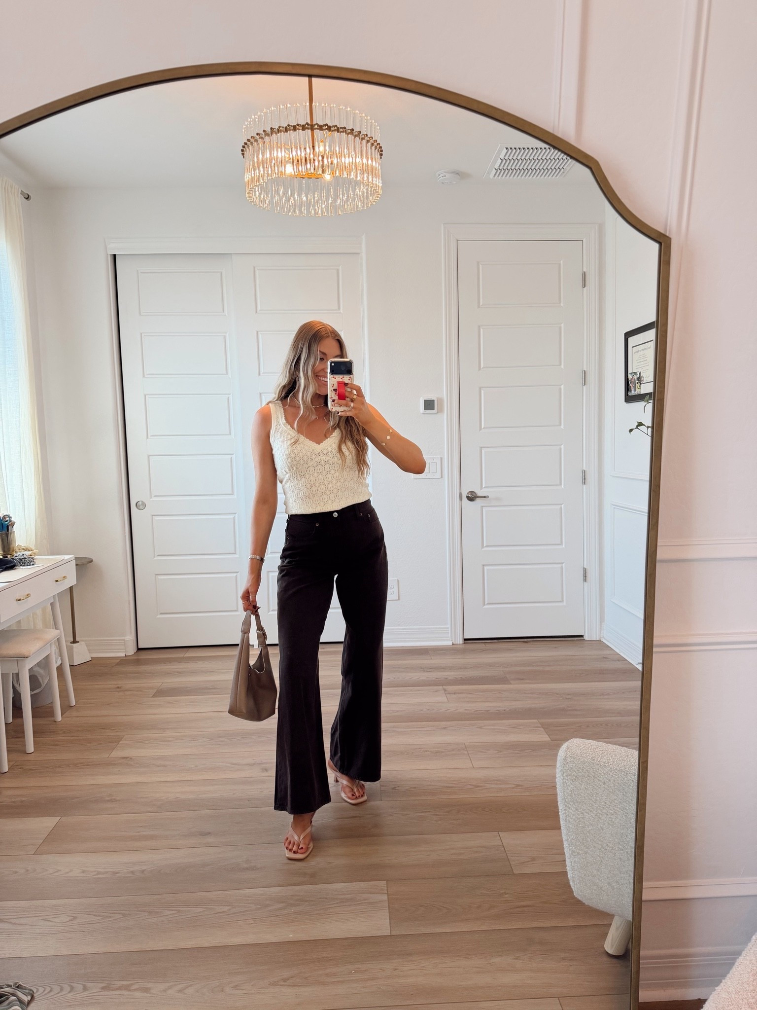 Fall Date night outfit! All on sale! Wearing a 26 curve love in the jeans and small top