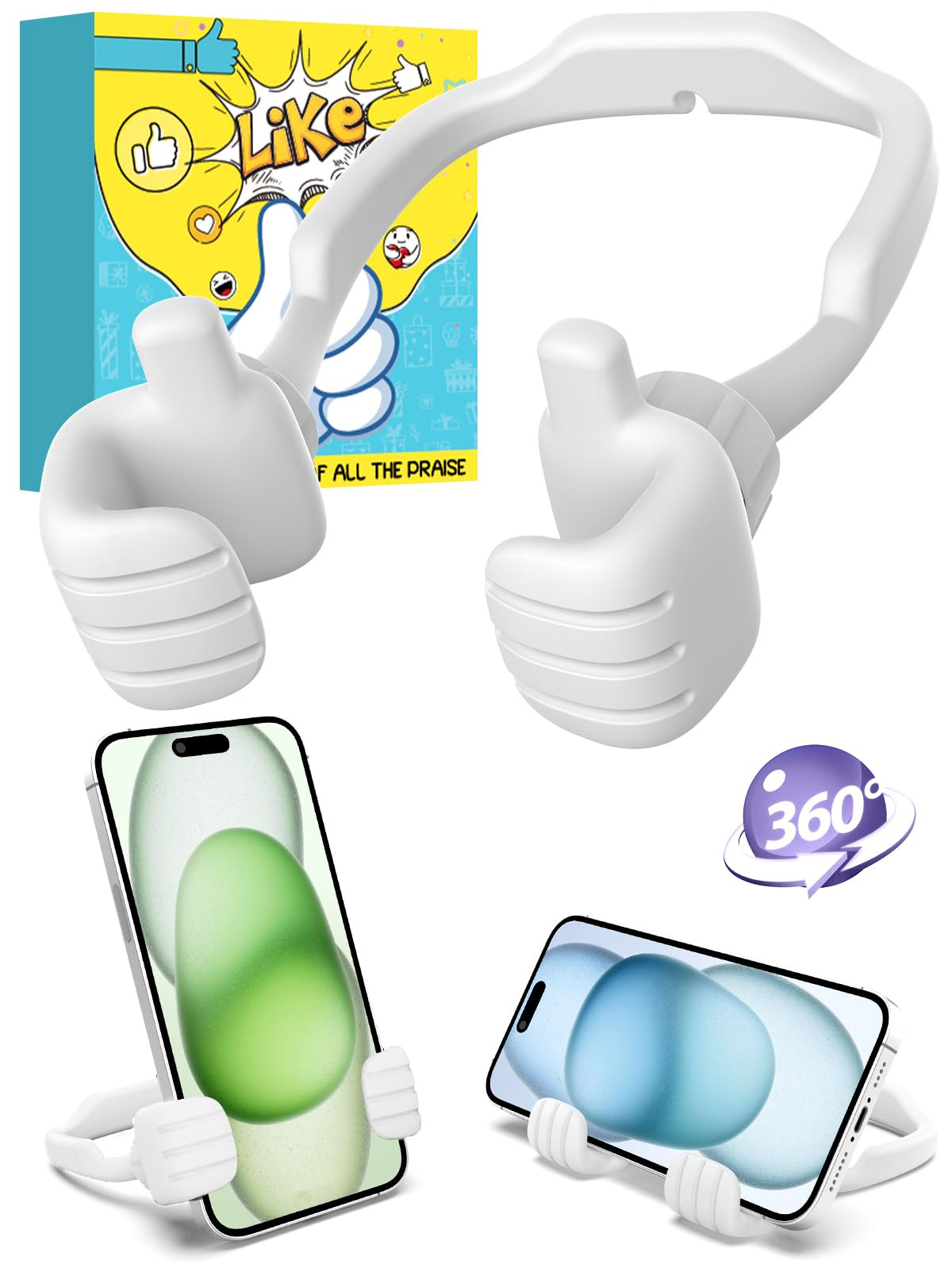 Easter Basket Stuffers for Kids Teens Boys Girls Adults Men Women: Thumbs Up Lazy Phone Stand Hol... | Amazon (US)