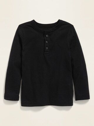 Unisex Long-Sleeve Henley for Toddler | Old Navy (US)