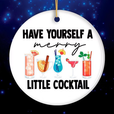 Have Yourself a Merry Little Cocktail Christmas Ornament  3 | Target