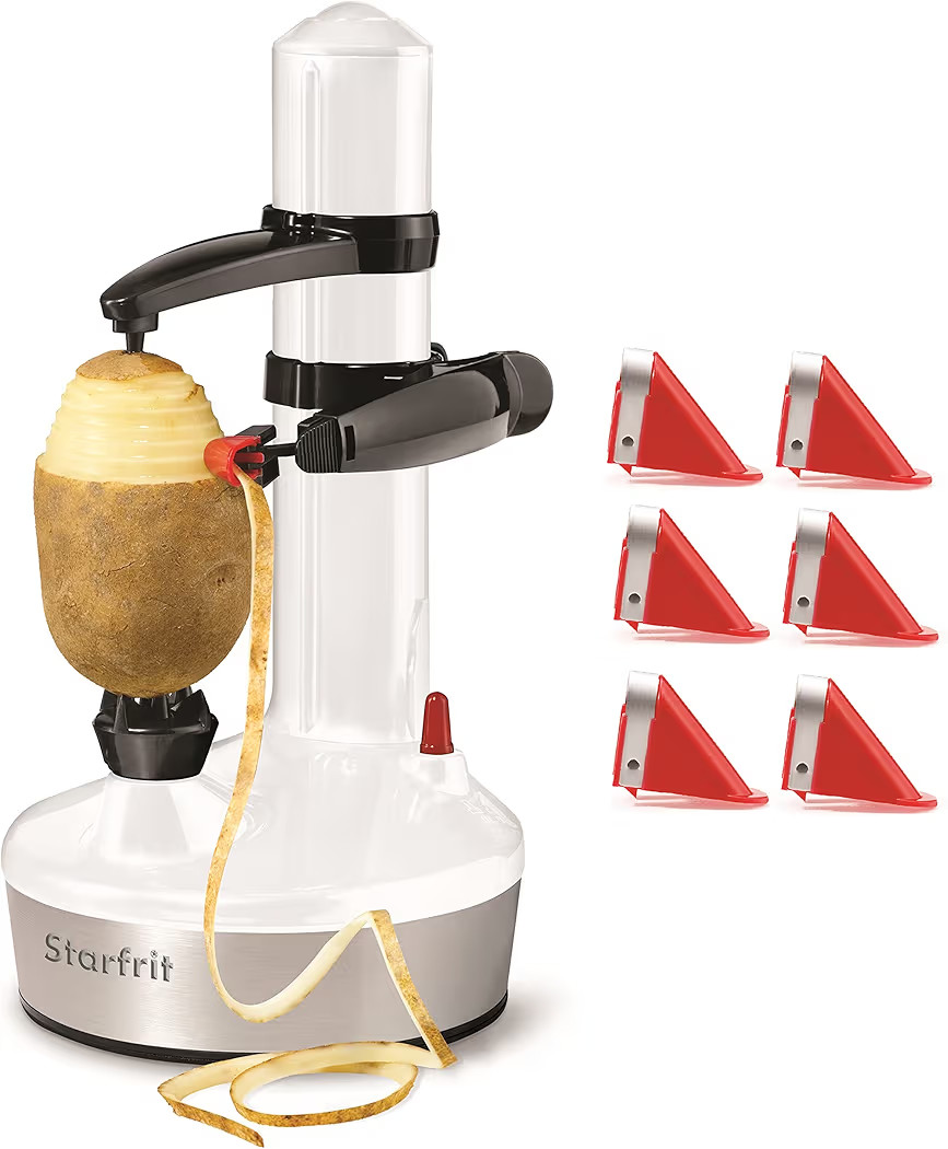 Starfrit Rotato Express 2.0 + 6 Replacement Blades | Updated Model - Electric Peeler (White) | Amazon (US)