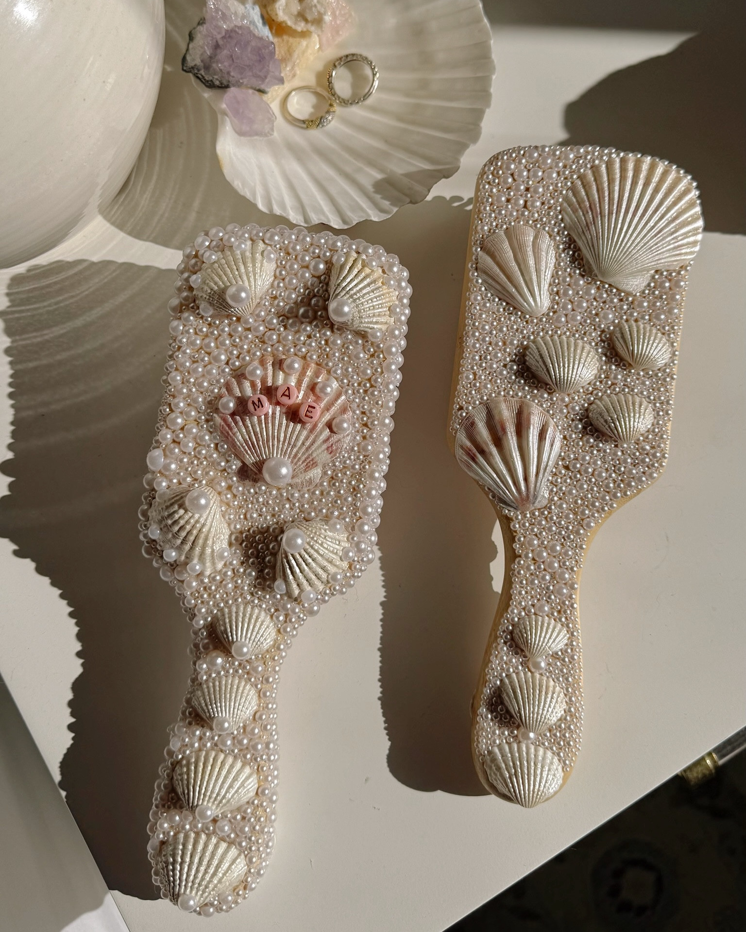 Girls night ideas: diy mermaid hair brushes! Tutorial on my blog

Hair brushes, mermaid vibes, mermaid aesthetic, diy hair brush, diy crafts, adult crafts, crafting finds, crafting tools, crafting supplies, summer, crafts, summer crafts, summer ideas, girls night ideas, bestie date ideas

#LTKSeasonal #LTKFindsUnder50 #LTKParties