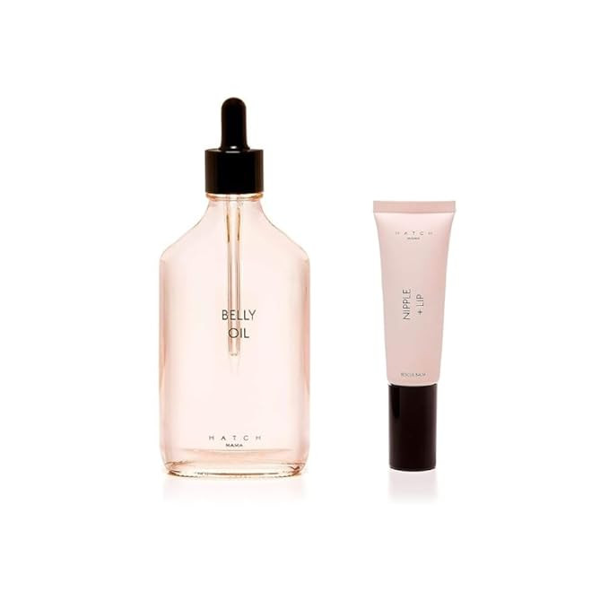 HATCH Belly Oil and Lip Balm Set | Our Vegan and Plant Based Quick-Drying Belly Oil and Nipple + ... | Amazon (US)