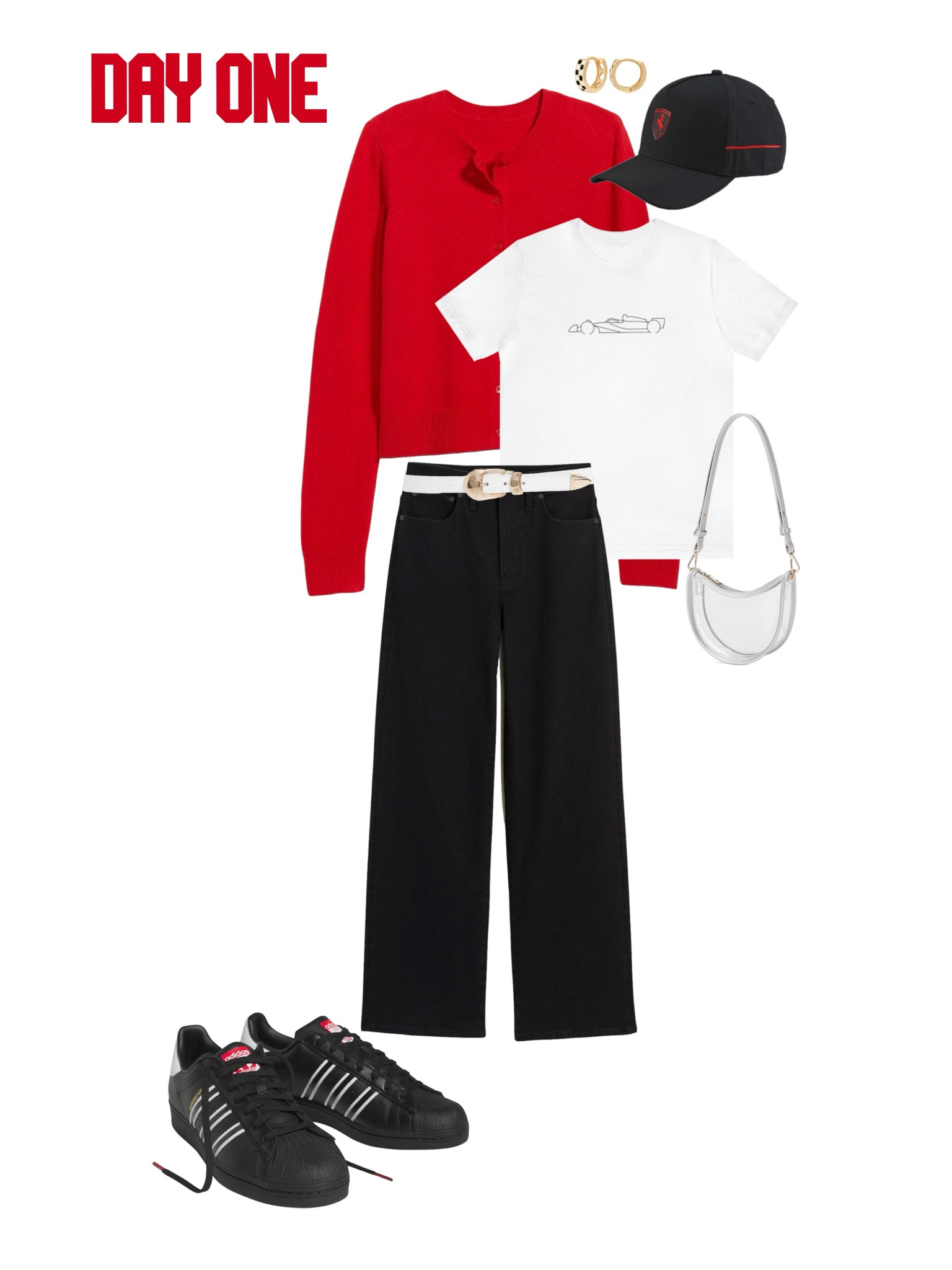 Styling my Ferrari fan client for an F1 Grand Prix in a few months. This is for day one a more casual option!

#LTKstyletip #LTKshoecrush