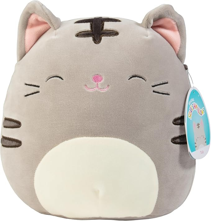 Squishmallows 8-Inch Tally The Grey Cat - Official Jazwares Plush - Collectible Soft & Squishy Ki... | Amazon (US)