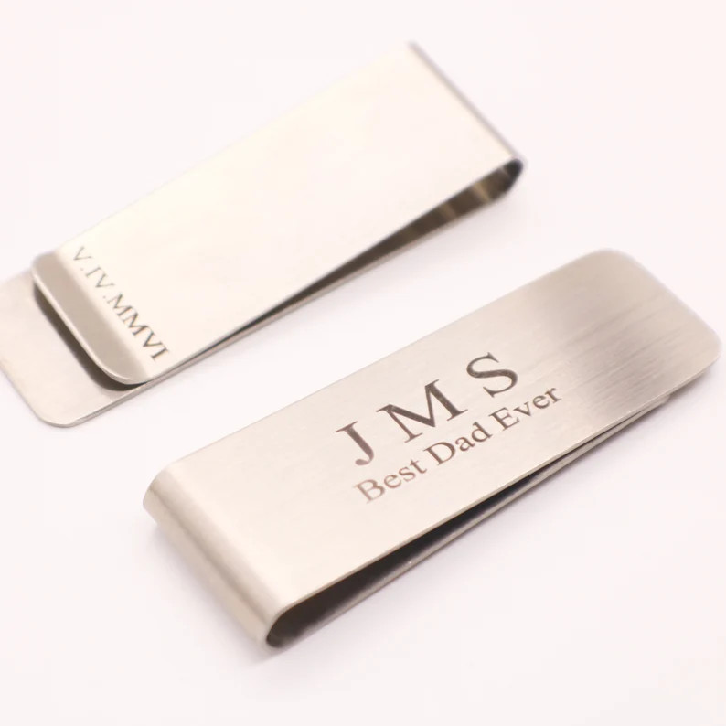 Personalized Money Clip, Husband Gift , fathers day gift from daughter,  fathers day gift from so... | Etsy (US)
