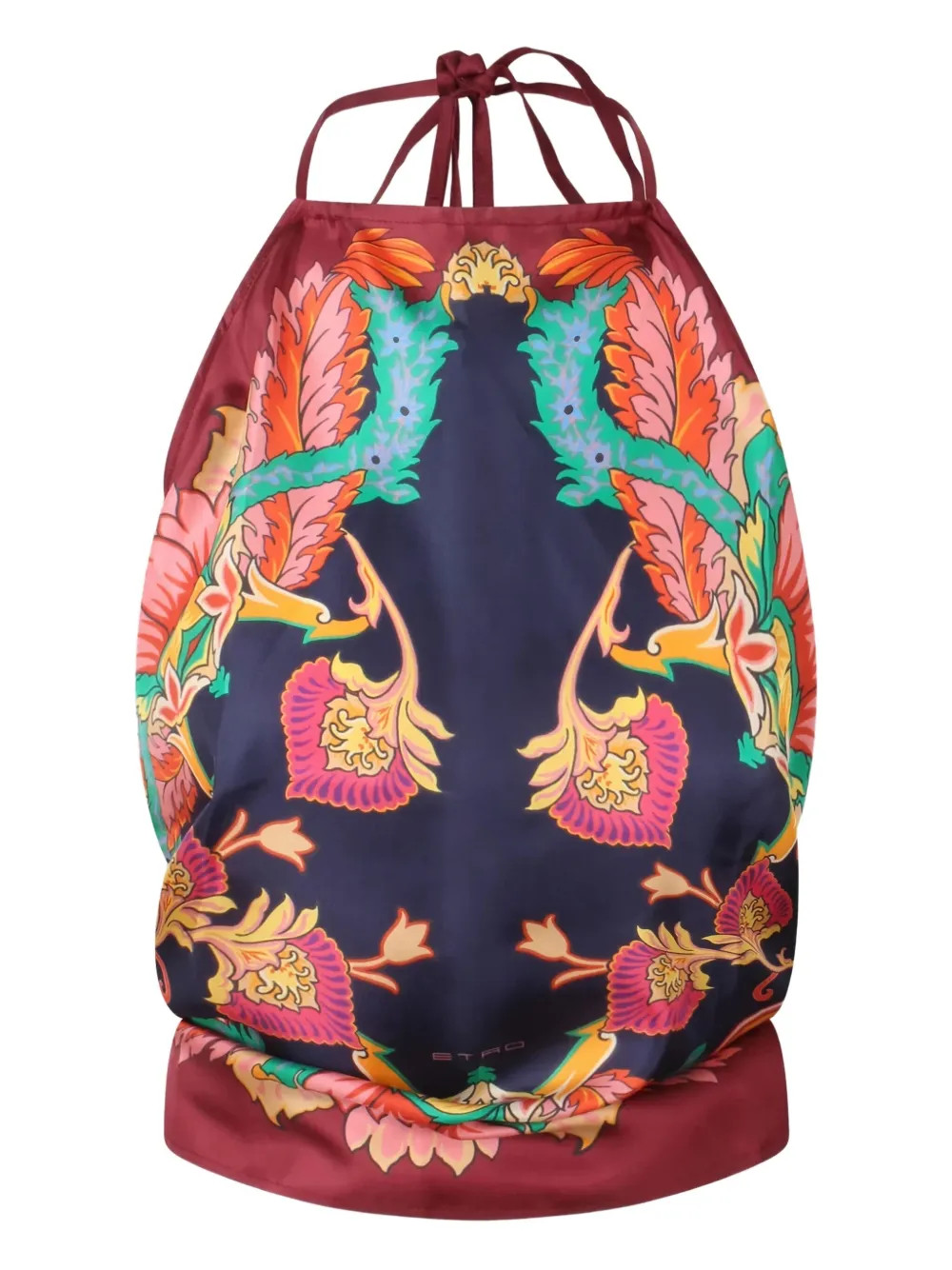 ETRO Silk Top | Blue | FARFETCH | Farfetch Global