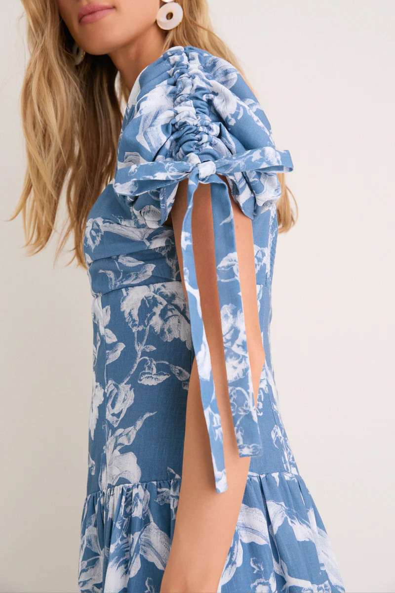Vintage Blue Floral Marianna Maxi Dress | Tuckernuck (US)