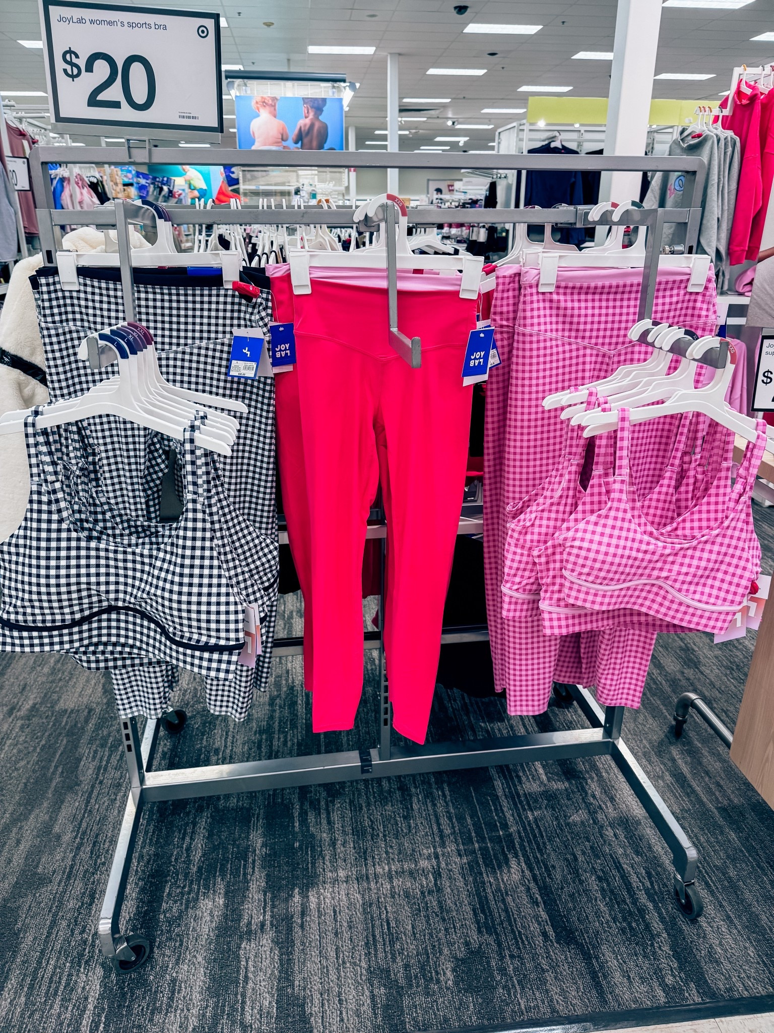 Athletic leggings - sports bra - pink workout wear - target finds - Valentine’s Day finds 

#LTKFindsUnder50 #LTKFindsUnder100 #LTKfitnessgoals