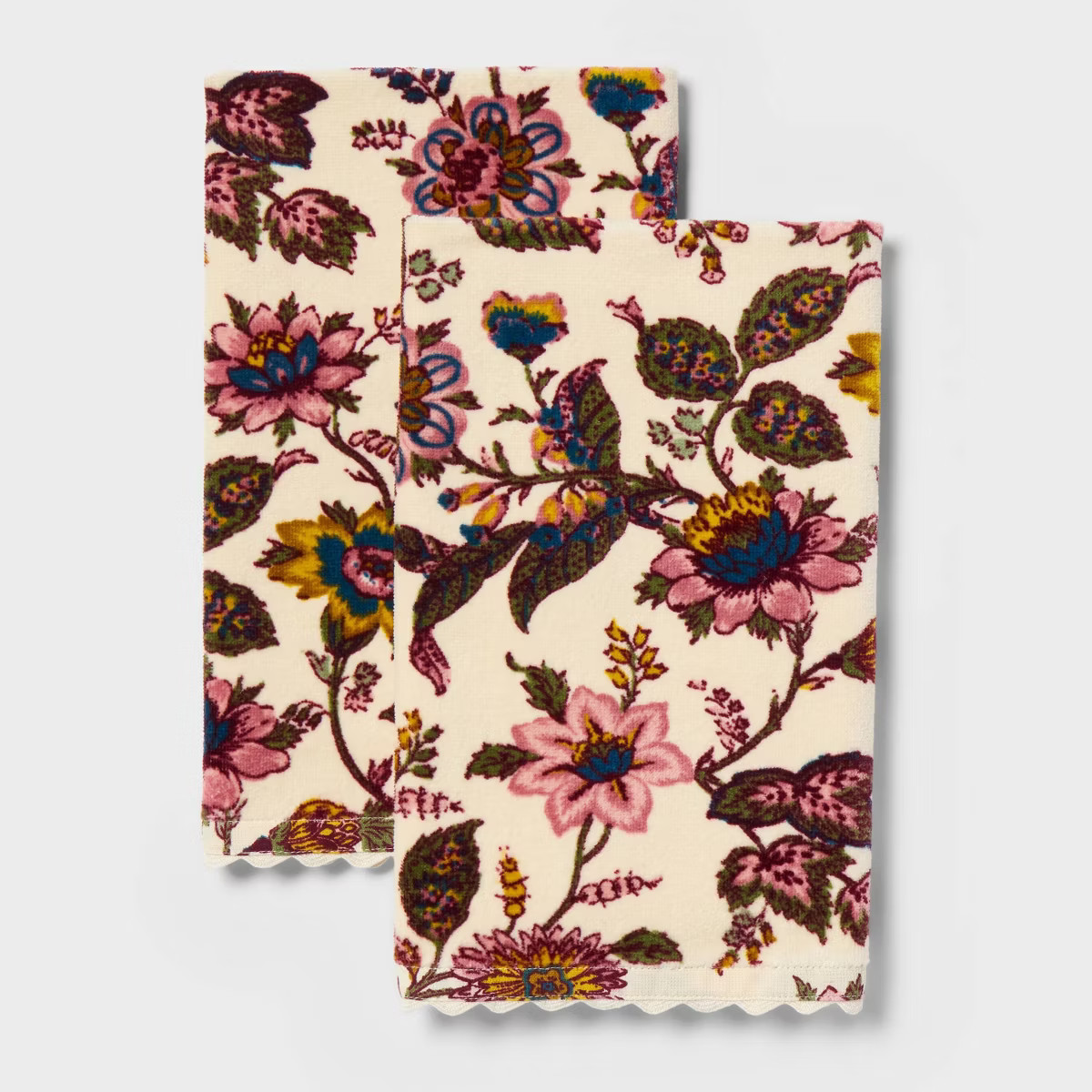2pk Adelaide Floral Hand Towel Set - Threshold™ | Target