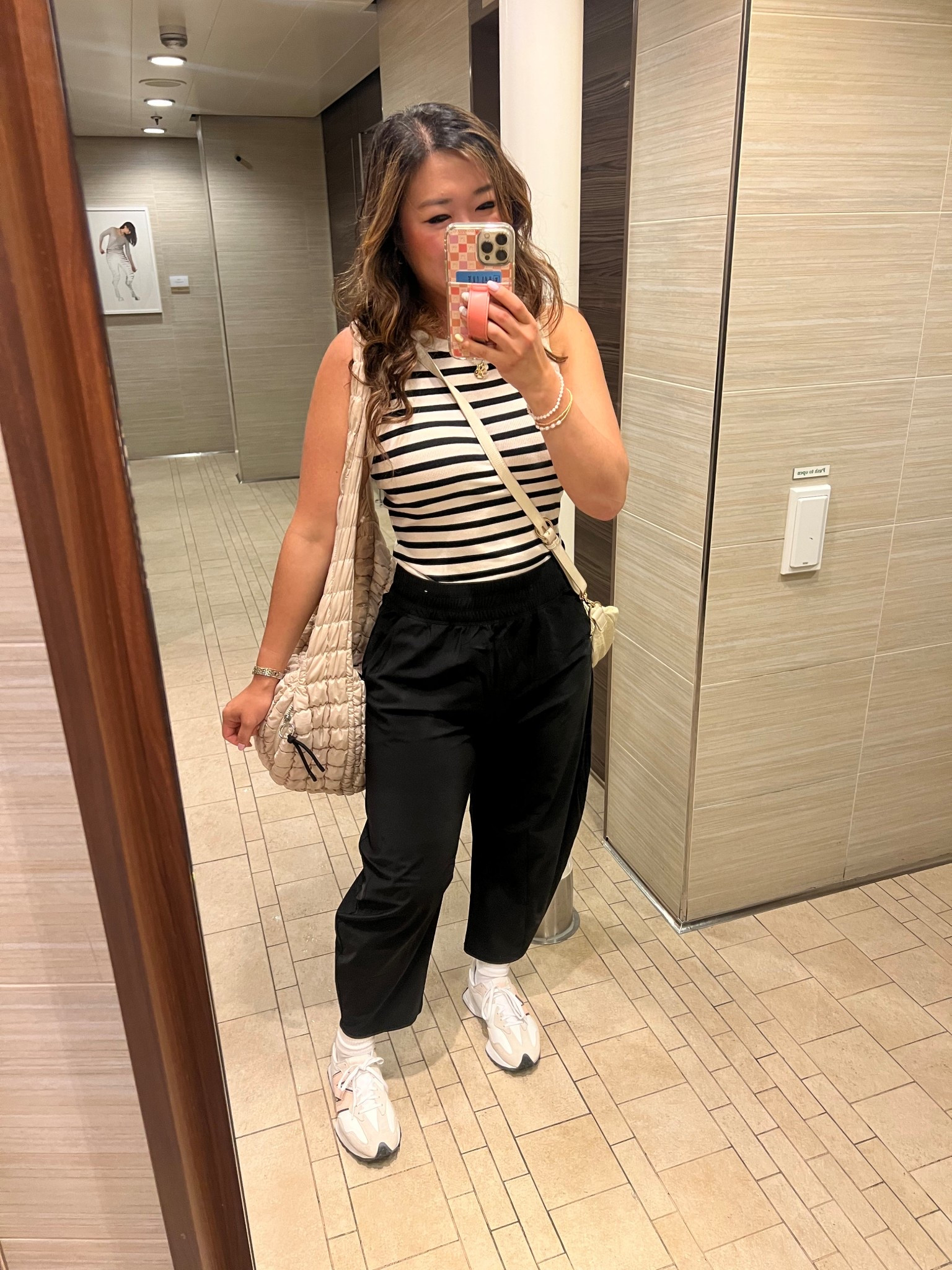 Airport / Cruise Travel Outfit
Tank: Small
Barrel Pants: Small 
