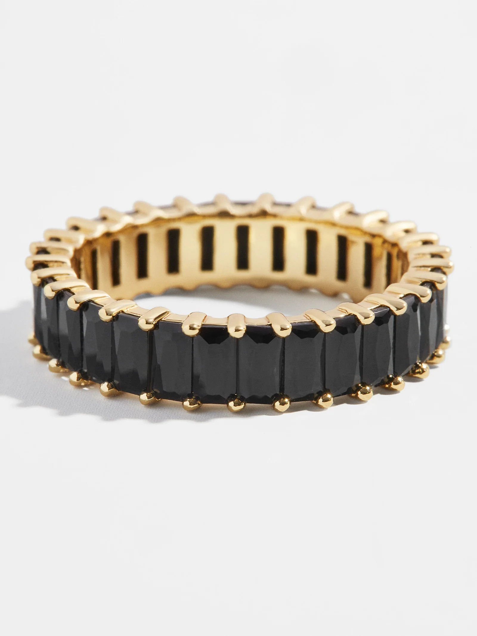 Mini Alidia Cubic Zirconia Ring - Black | BaubleBar (US)