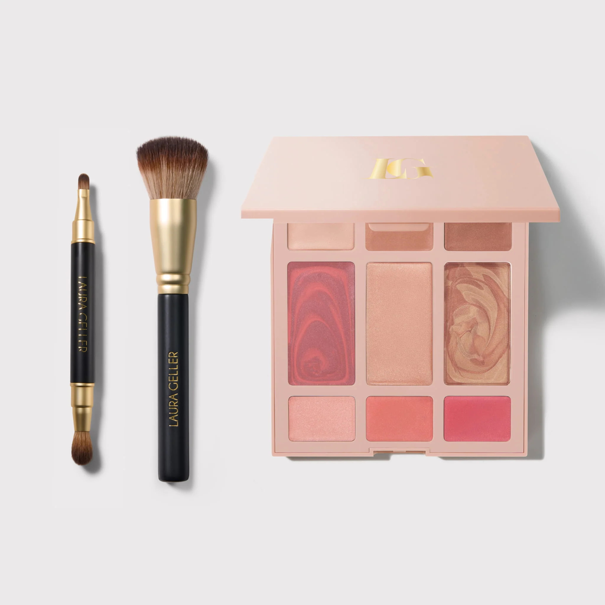 Best of the Best Cream Palette & Brush Set (3PC) | Laura Geller