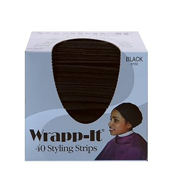 Wrapp-it Styling Strips for Natural Hair Wrap and Molded Styles by Graham Beauty (40 Strips) | Amazon (US)