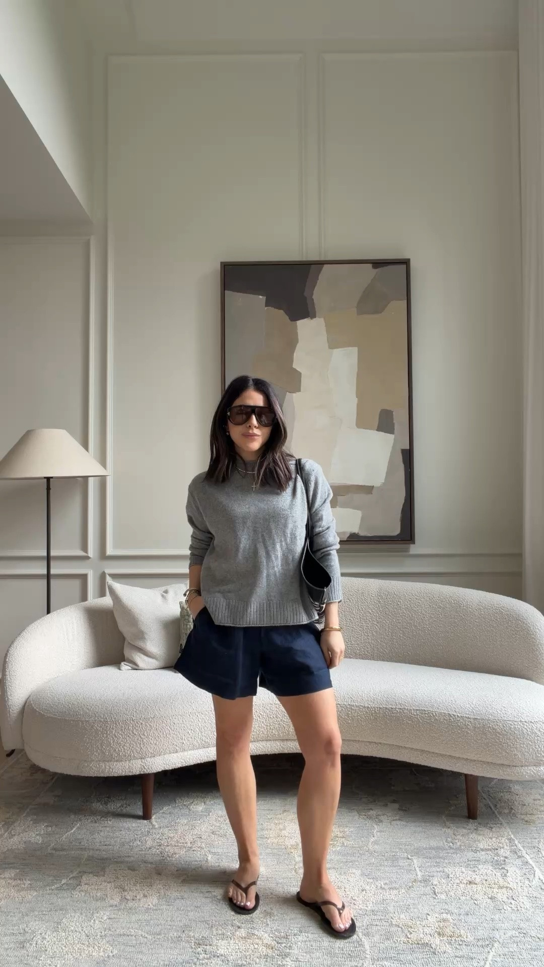 @Quince  linen haul!! as soon as I saw these pieces on the website, I had to pick them up to style them for summer 

#quincepartner 

Shorts size: small
Sweater size: small

#LTKcanada #LTKsummer