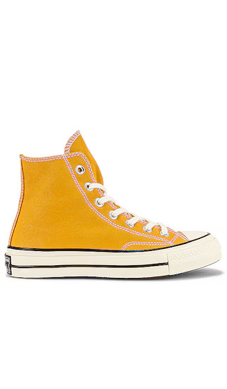 Chuck 70 Hi Sneaker in Sunflower, Black & Egret | Revolve Clothing (Global)