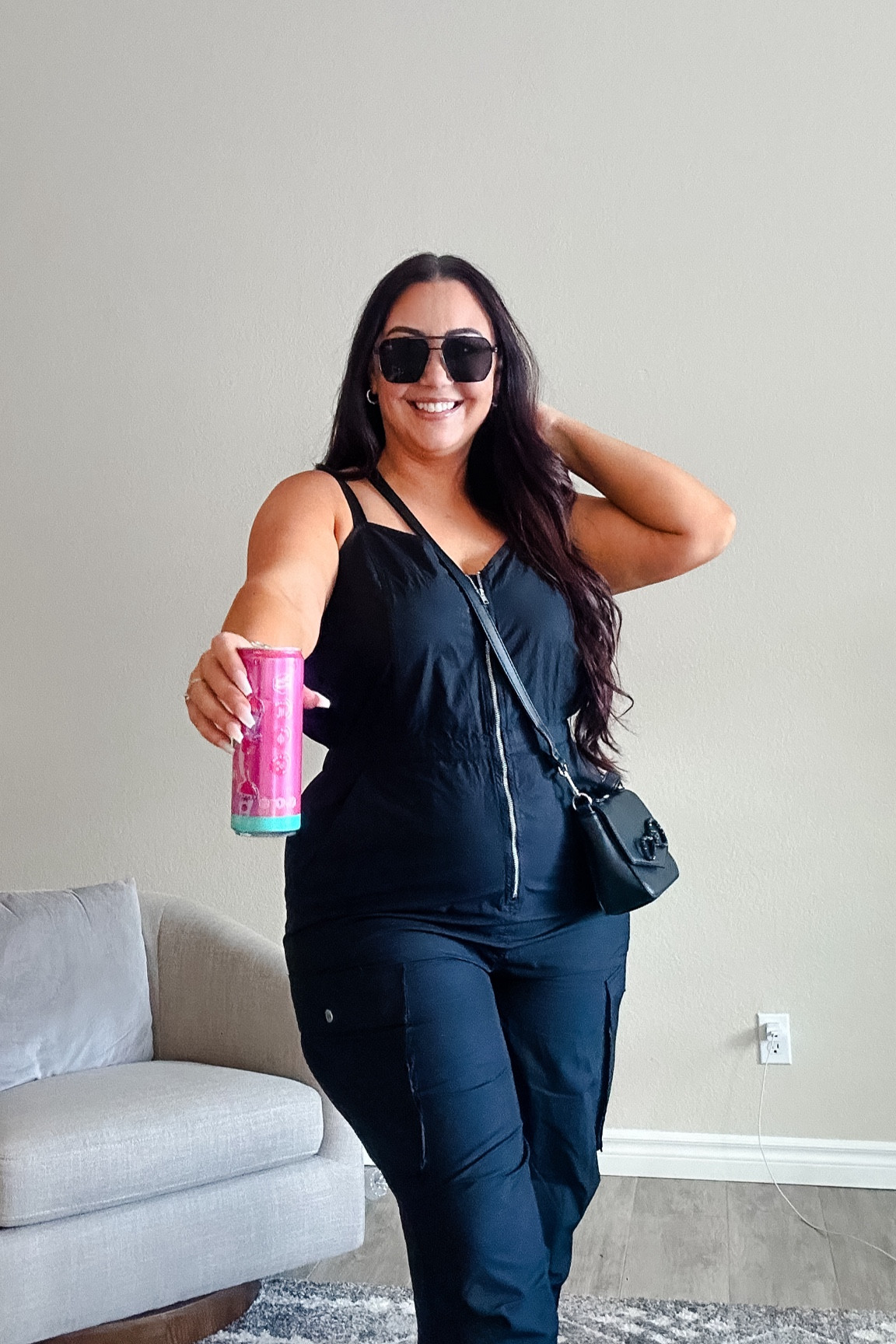 Target jumpsuit 
Size XL 
On sale $25 with target circle ends 7/13

For reference I am 196lbs and 5’5 

#LTKSeasonal #LTKStyleTip #LTKSummerSales