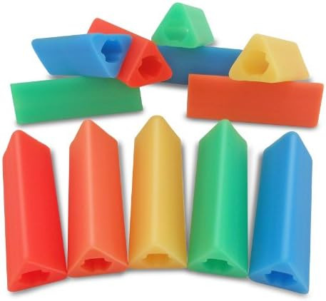 The Classics 12-Pack Triangle Pencil Grips, Assorted Bright Colors, 1.75-Inch Long (TPG-16212) | Amazon (US)