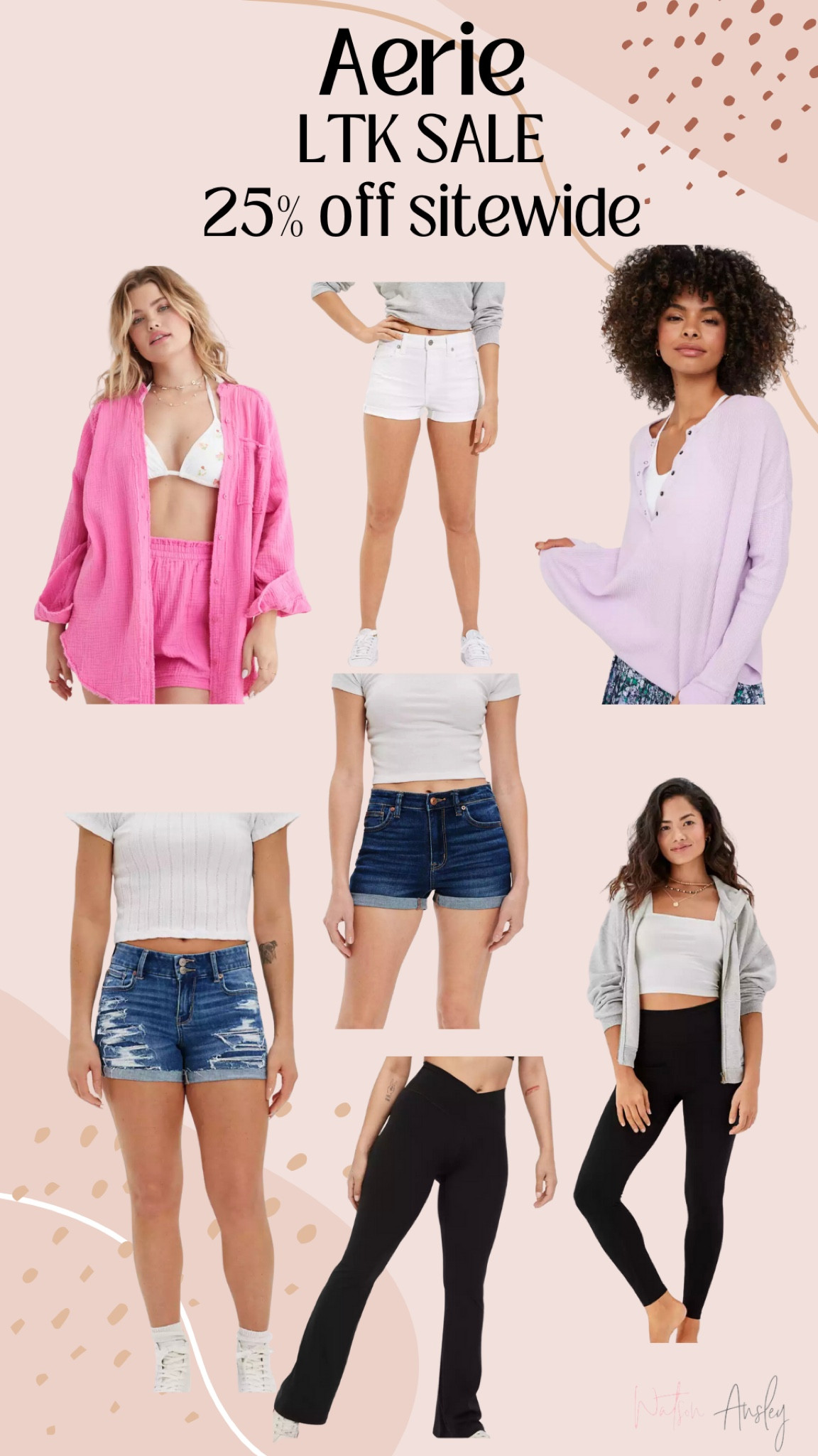 Shop Aerie LTK sale 25% off
Click below and copy and paste promo code at checkout. 



#LTKFind #LTKSale #LTKSeasonal