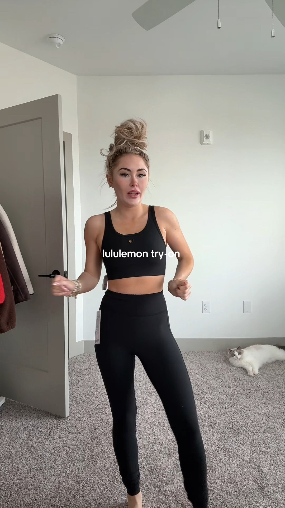 Wearing a size 2 in the pants and xxs in the bra! 

#LTKActive #LTKPetite #LTKootd