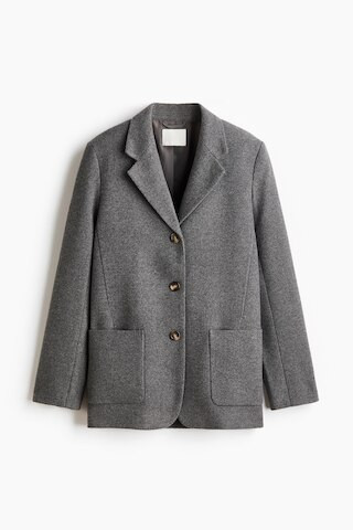 H & M - Blazer aus Wollmix - Grau - Damen | H&M (DE, AT, CH, NL, FI)