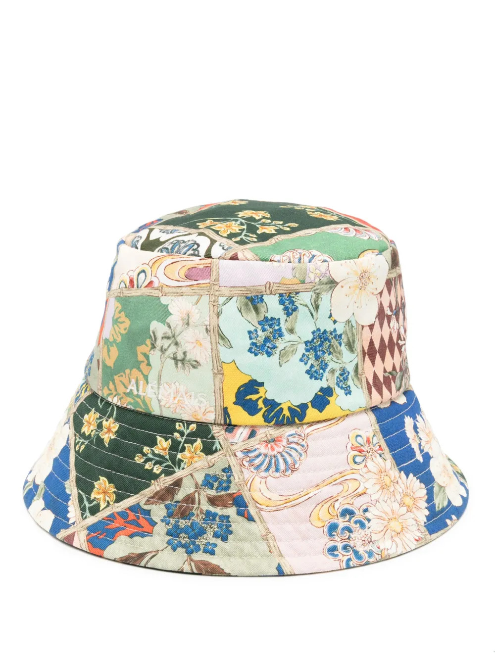 ALEMAIS Patchwork Bucket Hat | Neutrals | FARFETCH UK | Farfetch Global