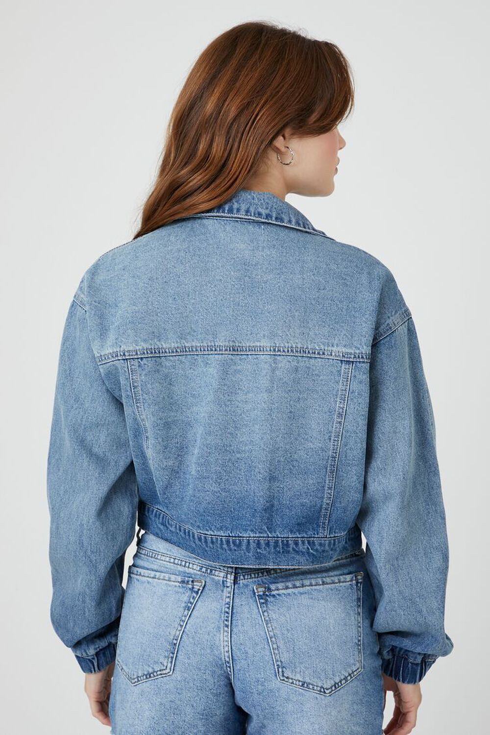 Cropped Denim Trucker Jacket | Forever 21 (US)