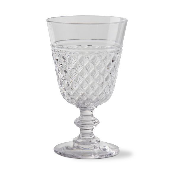 TAG Villa Acrylic Wine Glass Clear Acrylic Drinkware Bpa Free For Drinks And Cocktails | Target