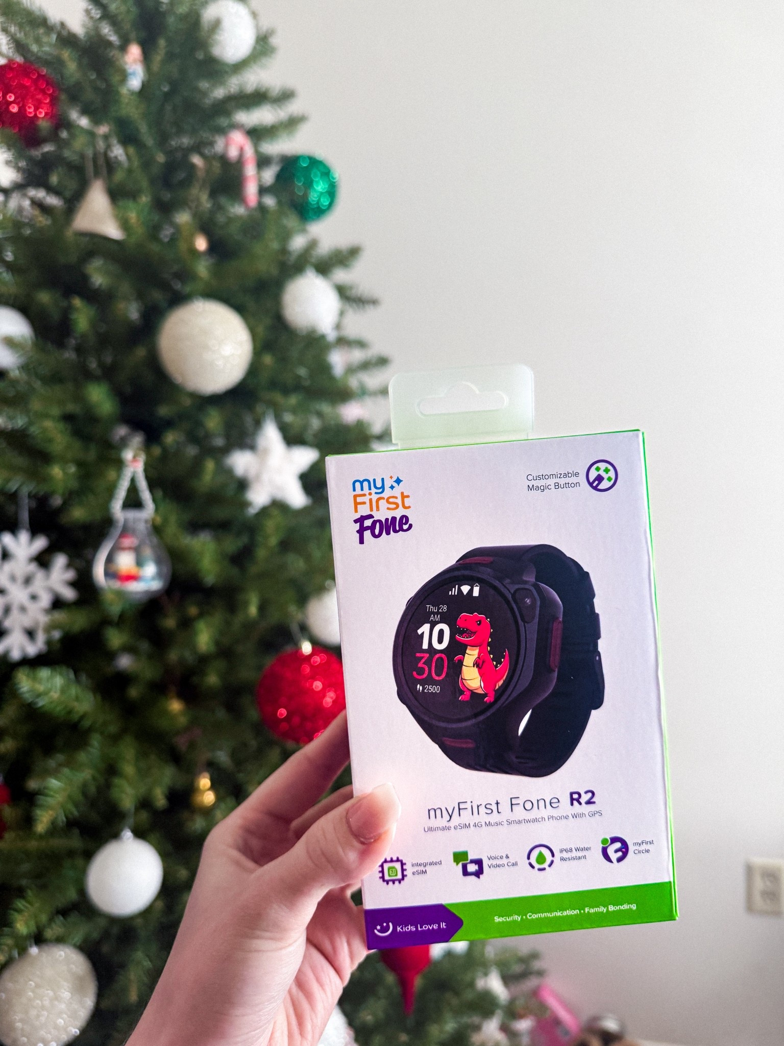 One of my favorite Christmas gifts I got my son this year 🖤 I’m setting it up now before wrapping and I’m honestly so excited about this one.

I’ve been wanting something for a while that lets me stay in contact with him and track his location now that he’s in school, especially with how wild the world feels lately. I debated getting him a phone, but I wasn’t comfortable with internet access, social media, or unrestricted communication just yet. Enter: the myFirst Fone R2 smartwatch phone.

It’s an eSIM 4G kids smartwatch with GPS, calling + texting to parent-approved contacts only, music playback, and real-time location tracking—without giving kids access to the internet or random people. It feels like the perfect in-between for parents who want peace of mind without rushing a full phone.

If you’re looking for a safe phone alternative for kids, a GPS smartwatch for school-aged kids, or a way to stay connected without overexposing them to tech, this has been such a good find 🤍 I’ll share more once he starts using it, but this already feels like a win.

and it’s 50% off rn on amazon!

#LTKfinds #LTKkids #LTKfamily #KidsSmartwatch #GPSWatchForKids #PhoneAlternativeForKids #SmartwatchPhone #MomLife #IntentionalParenting #TechForKids #SchoolAgedKids #GiftIdeasForKids #ChristmasGiftIdeas #PeaceOfMindForParents

#LTKgrwm #LTKKids #LTKSaleAlert