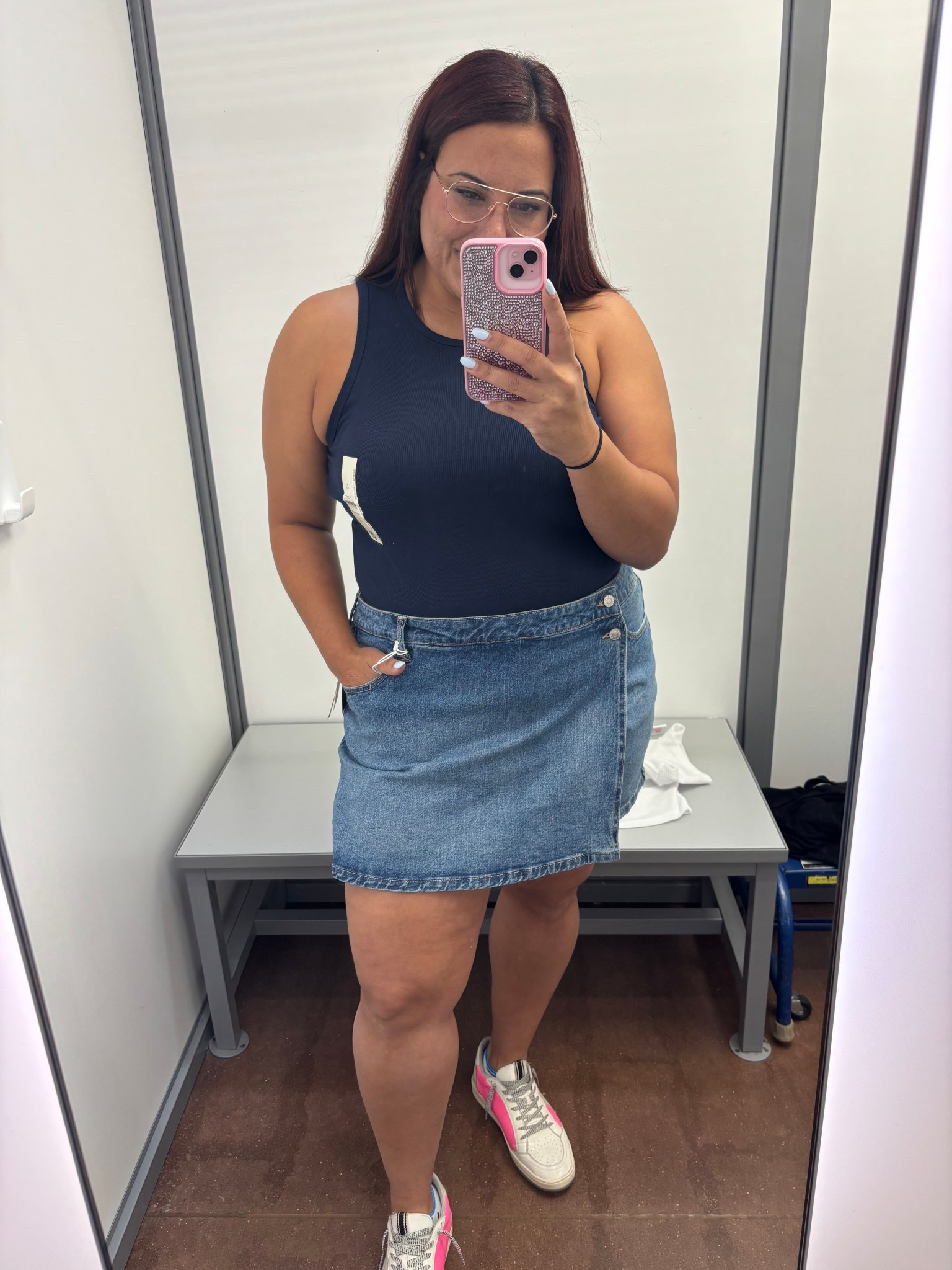 Must have for GAMEDAYS!!!!!!! This tank is less than $4 and the skort is less than $16 so freaking adorable and comfy. Pick up true to size! 

#LTKMidsize #LTKStyleTip #LTKSeasonal