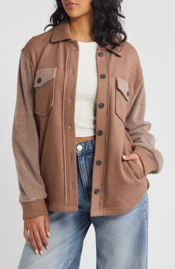 Thread & Supply Sweatshirt Pocket Shacket | Nordstrom | Nordstrom